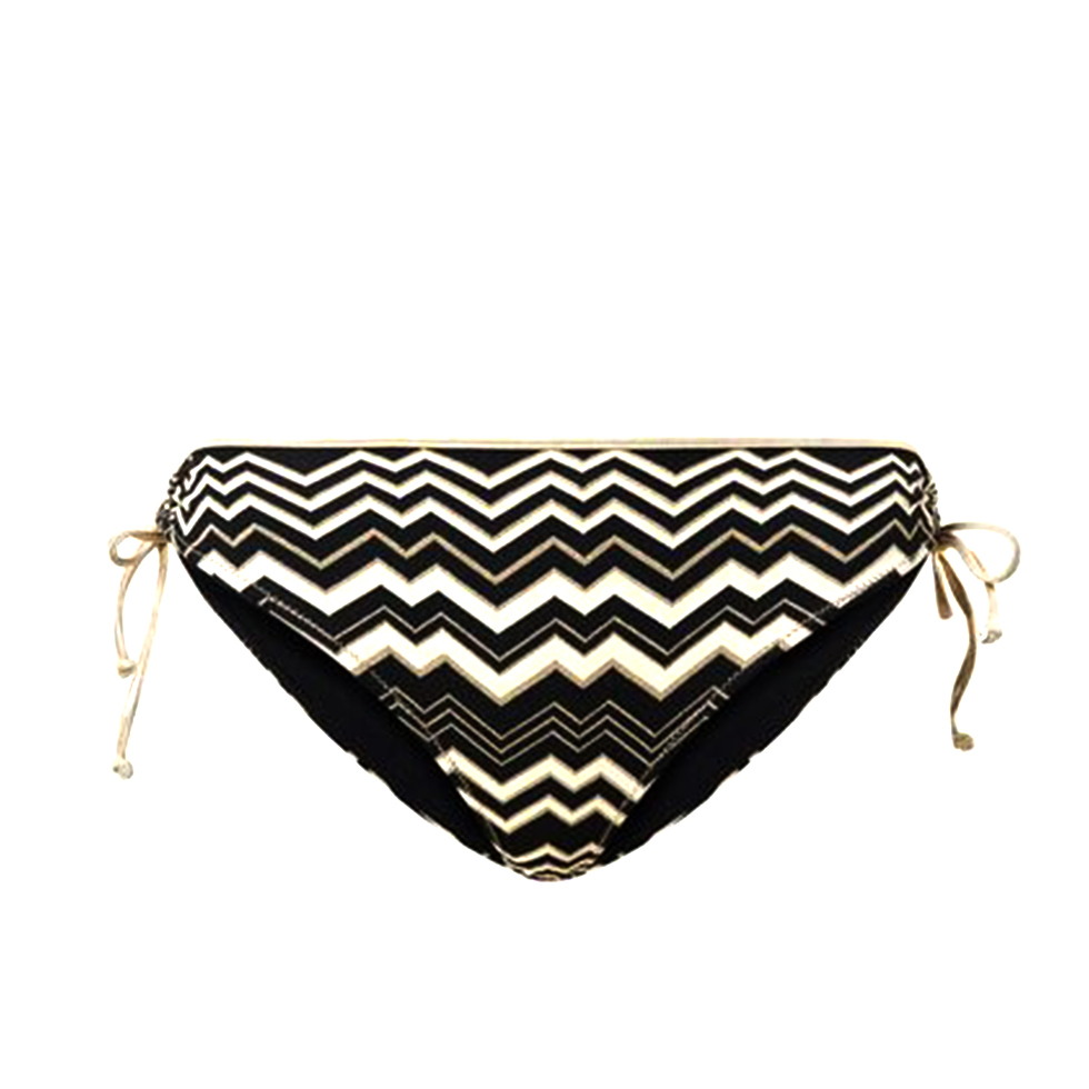 Bikini bottom με ζιγκ-ζαγκ μοτίβο